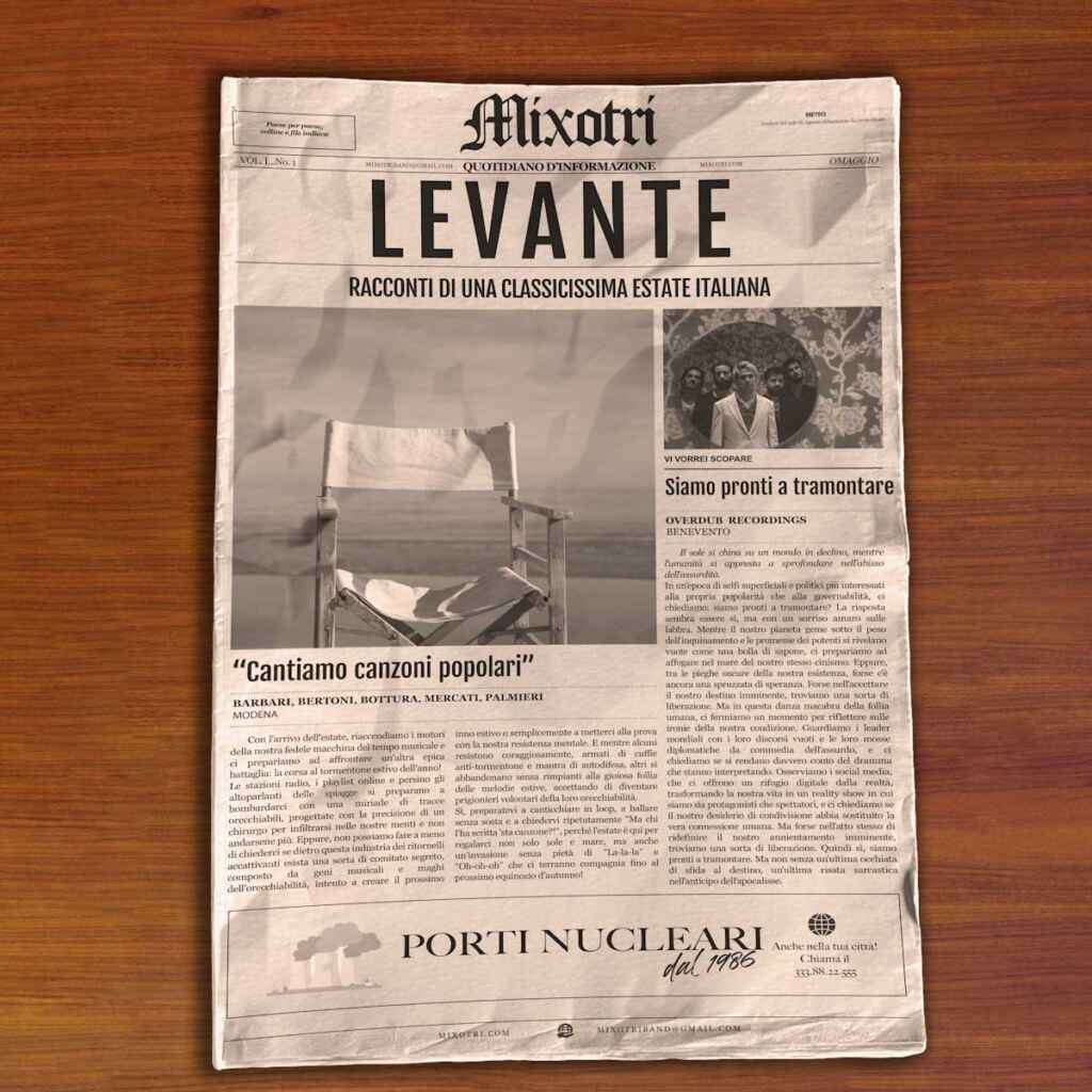 “Levante” il nuovo singolo dei Mixotri